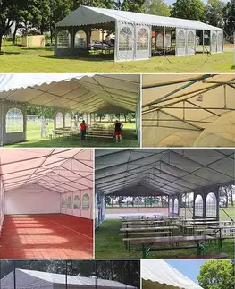 Záhradné párty stany Záhradný párty stan 4x12 PROFI