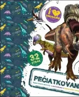 Nalepovačky, vystrihovačky, skladačky Pečiatkovanky - Dinosaury