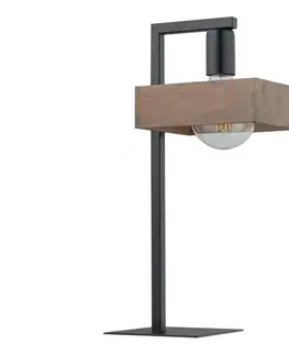 Lampy  Stolná lampa ROBIN 1xE27/60W/230V drevo 50251