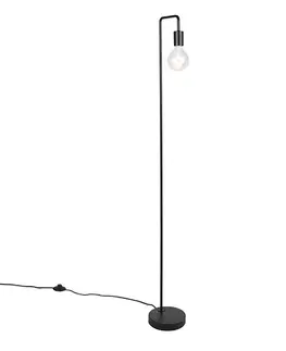 Stojace lampy Moderná stojaca lampa čierna - Facil