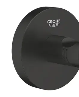 Svietidlá GROHE 411732430 - Háčik na župan START čierny 411732430