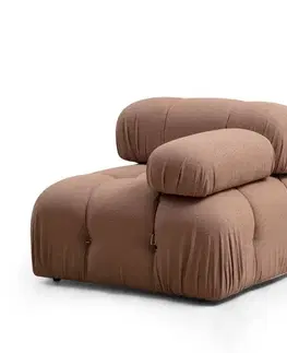 Kreslá Kreslo / Jednomiestna pohovka Bubble 1R - Brown Bouclette