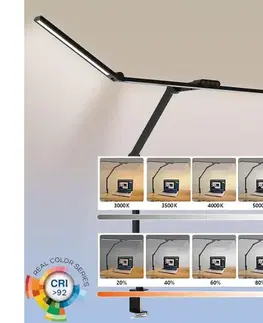 Lampy  LED Stmievateľná flexibilná stolná lampa LED/36W/230V 3000-6500K CRI 92 čierna 4740030