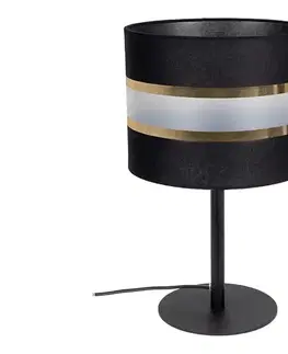 Lampy  Stolná lampa CORAL 1xE27/60W/230V čierna 0433