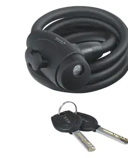 Zámky na bicykel Kellys Coil 120 cm