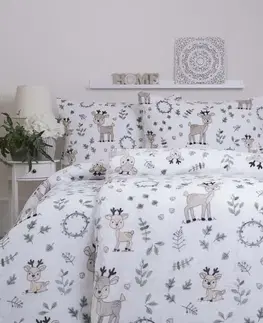 Obliečky MKLozkoviny.sk Obliečky mikroplyš Exclusive – Bambi - 140 × 200 cm - 70 x 90 cm