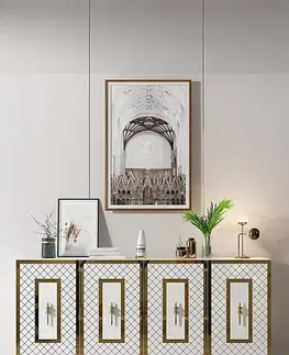 Komody Konzolový stolík Puma 150 - White, Gold