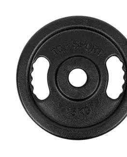 Závažia k činkám Olympijský liatinový kotúč Top Sport Castyr OL 15 kg