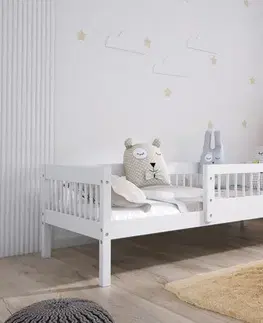 Postele Elvisia Detská posteľ MADIA bez zásuvky | biela 80 x 180 cm