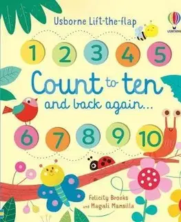 Leporelá, krabičky, puzzle knihy Count to Ten and Back Again - Felicity Brooks,Magali Mansilla