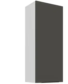 Kuchynské skrinky visiace Kuchynská skrinka Aria-Gr/Wh Anti Fingerprint 45g-108 1f