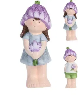Sošky, figurky - postavy MAKRO - Chlapec/dievča 15cm Levanduľa
