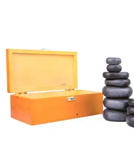 Masážne prístroje Lávové kamene inSPORTline Basalt Stone - 12 ks