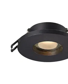 Svietidlá Zuma Line ARGU10-034 - Podhľadové svietidlo CHIPA DL 1xGU10/50W/230V IP54 čierna ARGU10-034-N