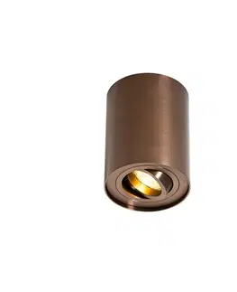 Bodove svetla Inteligentný stropný reflektor tmavý bronz otočný a naklápací vrátane Wifi GU10 50mm - Rondoo Up