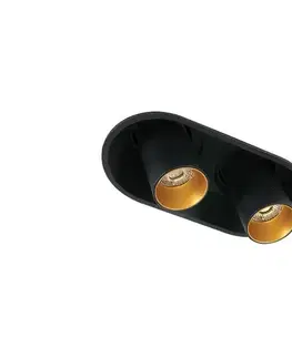 Svietidlá Zam Z11207-B - LED Podhľadové bodové svietidlo 2xLED/7W/230V CRI90 čierna Z11207-B