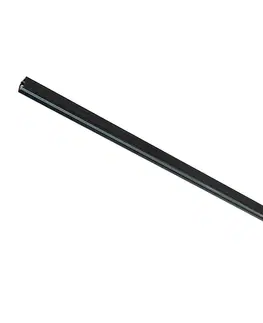 Koľajnicové svetelné systémy Moderná 3-fázová koľajnica čierna 100cm - 3-fázová