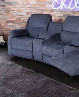 Kreslá Trojité polohovacie TV kreslo KYKLOP Dekorhome