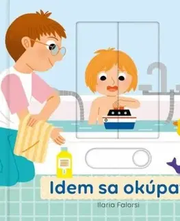 Leporelá, krabičky, puzzle knihy Idem sa okúpať - Ilaria Falorsi