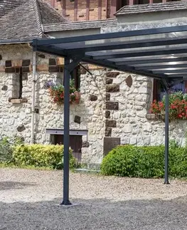 Záhradné domčeky Kovový přístřešek / carport 297 x 494 cm Dekorhome