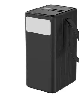 Predlžovacie káble  Powerbanka 70000 mAh 20W PD 4xUSB-A + 2xUSB-C s LED baterkou a USB-C káblom 1m PMPB7020