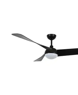 Ventilátory Lucci Air 21617149 - LED stmievateľný látor OSPREY 1xGX53/12W/230V priemer 132 cm čierna + diaľkové ovládanie 21617149