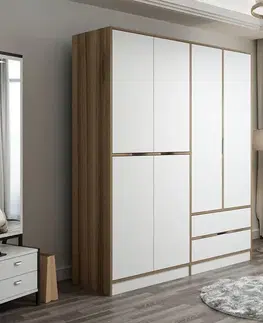 Šatňové skrine Šatníková skriňa Elina - 7926