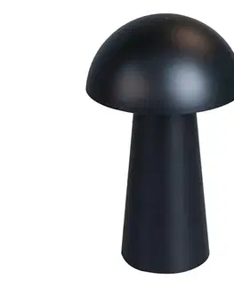 Lampy Rabalux 76036 - LED stmievateľná dotyková vonkajšia lampa MIREO 1,5W/5V IP44 1200 mAh USB čierna 76036