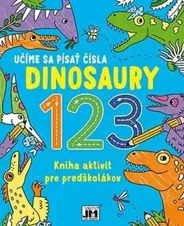 Nalepovačky, vystrihovačky, skladačky Moja dino kniha aktivít - Čísla