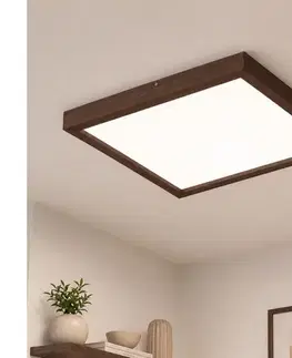 Svietidlá BRILAGI-LED Stmievateľné svietidlo WOODY FRAME LED/50W/230V dub 60x60 cm IP44 + DO 8590828607298