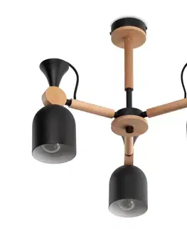 Svietidlá  Luster na tyči MONTE 3xE27/60W/230V 60366-cl441-pla000-cp000