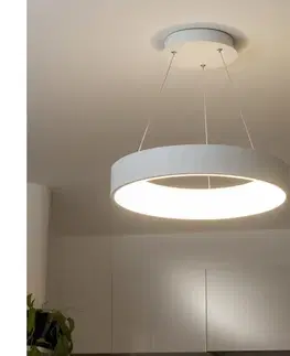Svietidlá BRILAGI - LED stmievateľný luster na lanku FALCON LED/80W/230V 3000-6500K + diaľkové ovládanie BRKL02R-80W/LED-BI