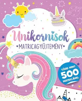Nalepovačky, vystrihovačky, skladačky Unikornisok - Matricagyűjtemény