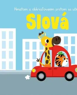 Leporelá, krabičky, puzzle knihy Hmatom a obkresľovaním prstom sa učíme Slová