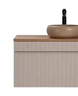 Skrinky s umývadlom ArtCom Kúpeľňová skrinka s umývadlom a doskou ICONIC Cashmere DU100/1 | 100 cm