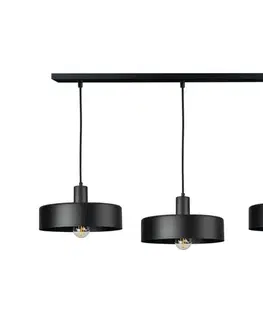 Svietidlá Keter Lighting Luster na lanku ARCANE 3xE27/60W/230V čierna 3412