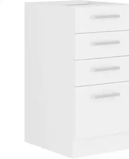 Kuchynské skrinky stojace Kuchynská skrinka Eko White 40D4S BB