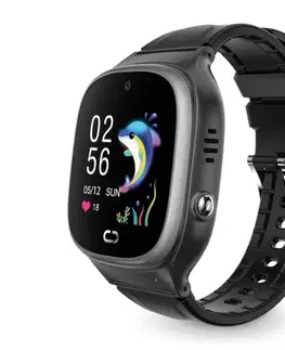 Predlžovacie káble Aligator AW11BK - Inteligentné hodinky Watch Junior 2 450 mAh IP67 Wi-Fi čierna AW11BK