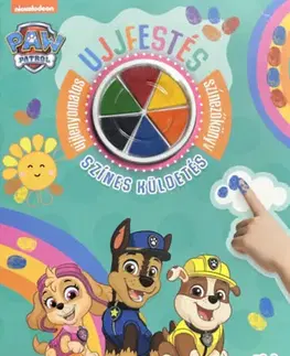Pre deti a mládež - ostatné Mancs Őrjárat - Színes küldetés - Ujjfestés
