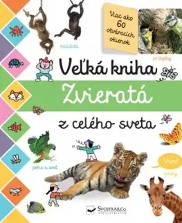 Leporelá, krabičky, puzzle knihy Veľká kniha - Zvieratá z celého sveta