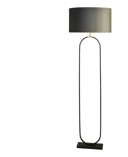 Lampy Searchlight EU95101DGY - Stojacia lampa MODISH 1xE27/60W/230V šedá EU95101DGY