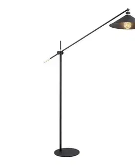 Lampy Argon 4732 - Stojacia lampa NASHVILLE 1xE27/15W/230V čierna 4732