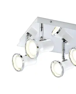 Svietidlá Rabalux 5500 - LED Kúpeľňové podhľadové svietidlo STEVE 4xGU10/4,5W/230V IP44 5500