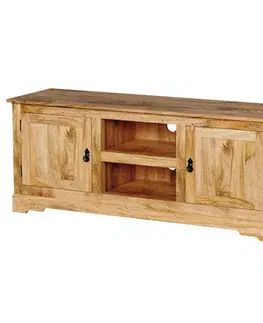 Spálňa TV stolík Guru 150x60x45 z mangového dreva