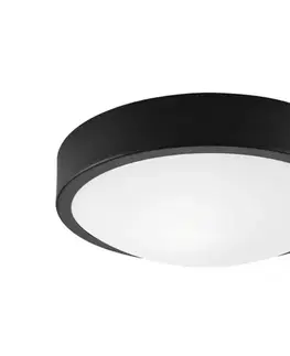 Svietidlá  Stropné svietidlo JONAS 1xE27/60W/230V pr. 26 cm čierna LD.PD-8.7