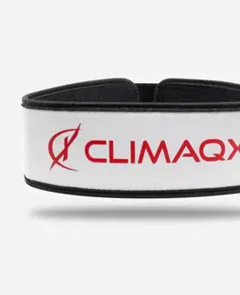 Opasky na cvičenie Climaqx Evolution Weightlifting Belt White  LL