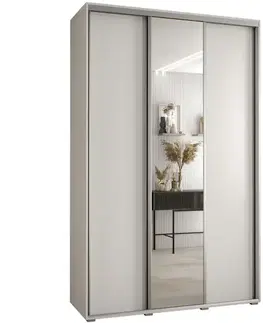 Šatníkové skrine Skriňa 45 Canaris 3 160 biela/silver