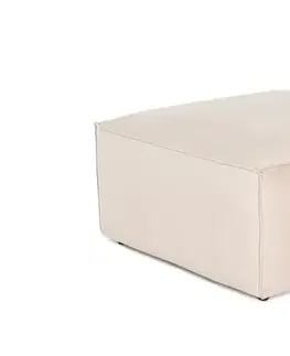 Taburety a podnožky Puf Lora Pouffe - Cream