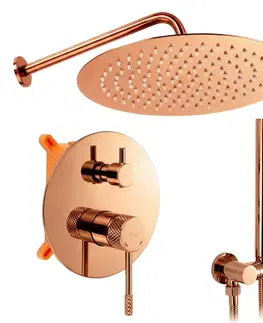 Sprchy a sprchové panely REA - Podomietková sprchová sada Venti Copper + BOX REA-P8712