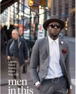 Dizajn, úžitkové umenie, móda Men in This Town - London, Tokyo, Sydney, Milan, New York - Giuseppe Santamaria